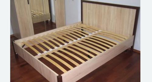 Сборка двухспальной кровати. Левобережный 